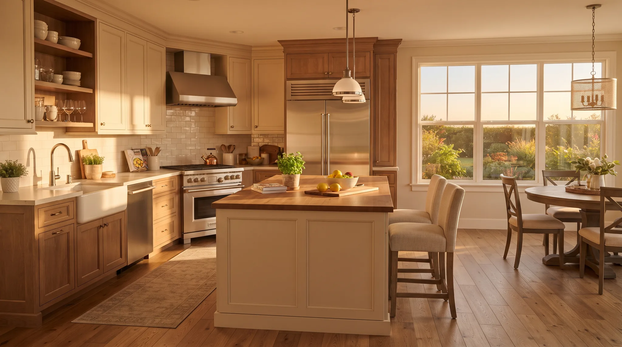 Warm kitchen interior from a listing in the platform